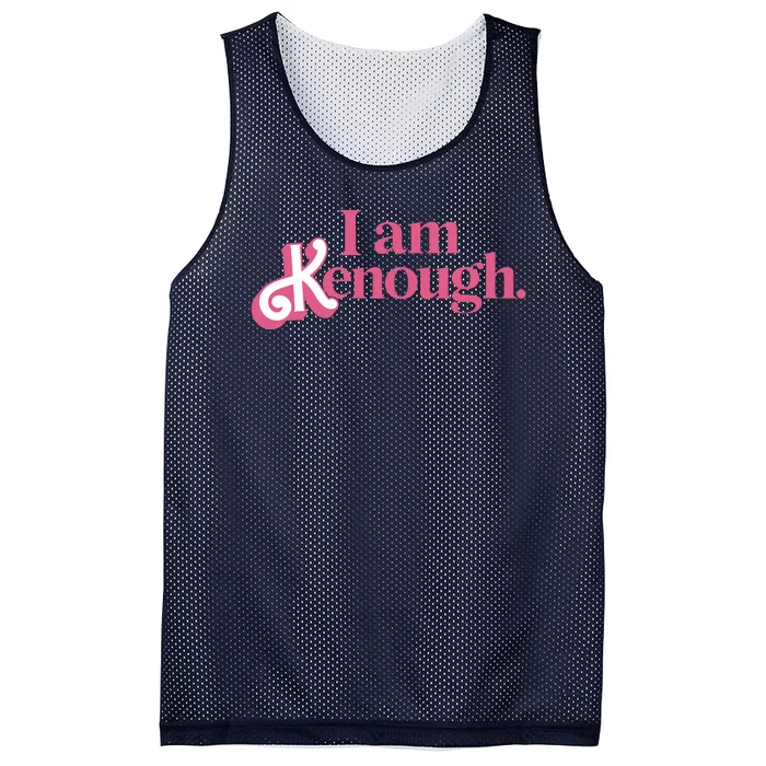 I Am Kenough Funny Ken Mesh Reversible Basketball Jersey Tank