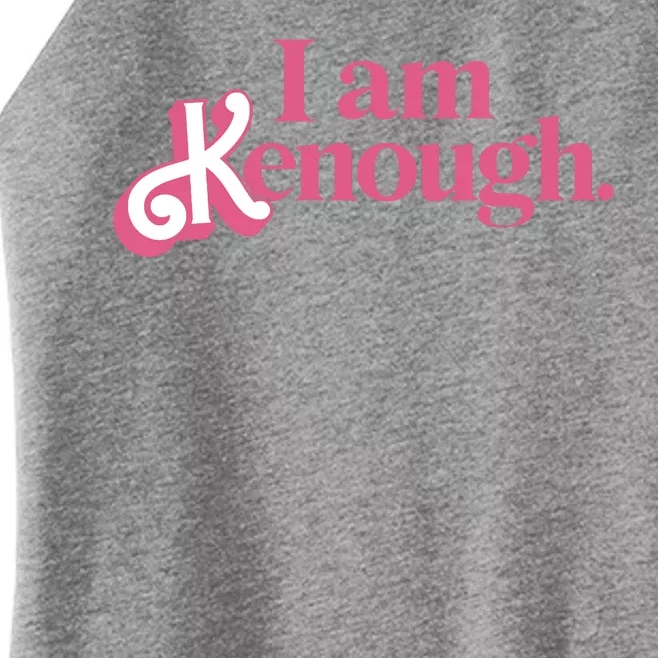 I Am Kenough Funny Ken Women’s Perfect Tri Rocker Tank