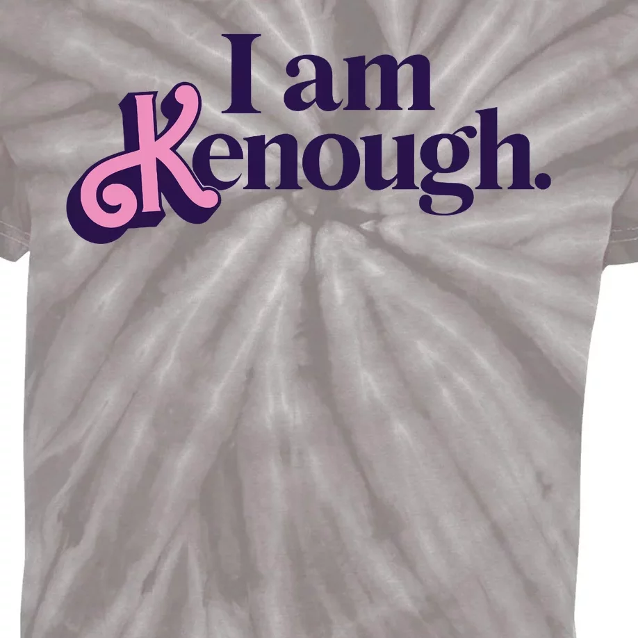 I Am Kenough Ken Kids Tie-Dye T-Shirt