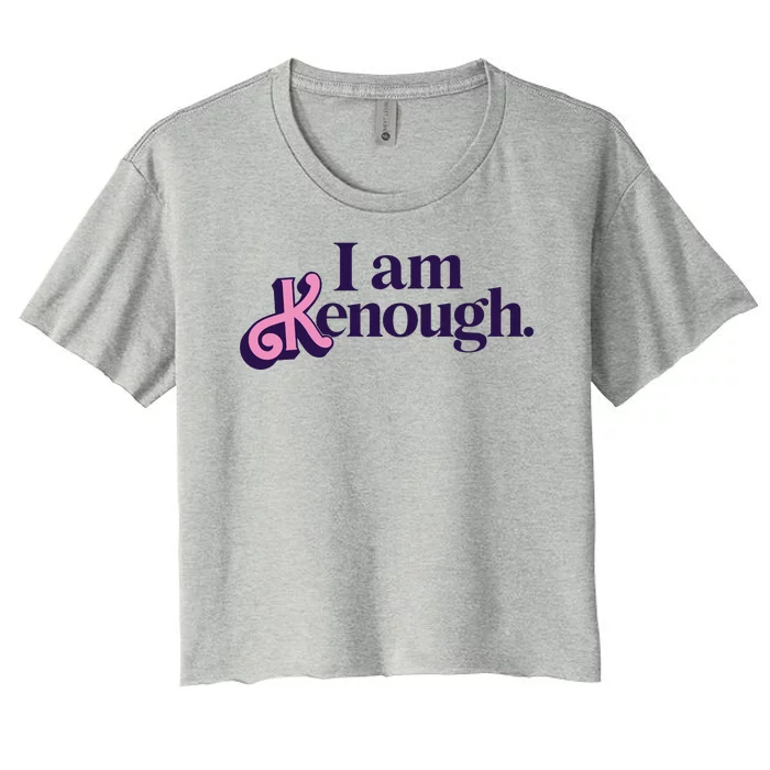 I Am Kenough Ken Women's Crop Top Tee