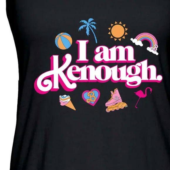 I Am Kenough Ladies Essential Flowy Tank