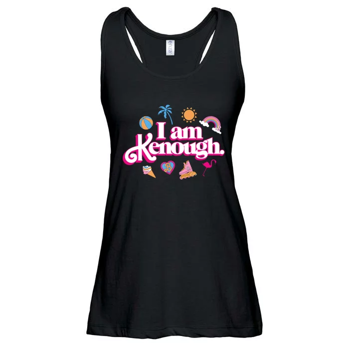 I Am Kenough Ladies Essential Flowy Tank