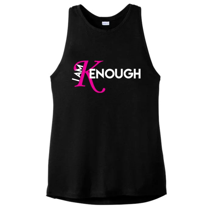 I Am Kenough Enough Movie Quote Ladies Tri-Blend Wicking Tank