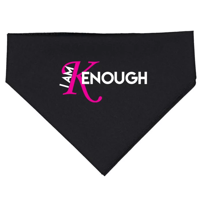 I Am Kenough Enough Movie Quote USA-Made Doggie Bandana