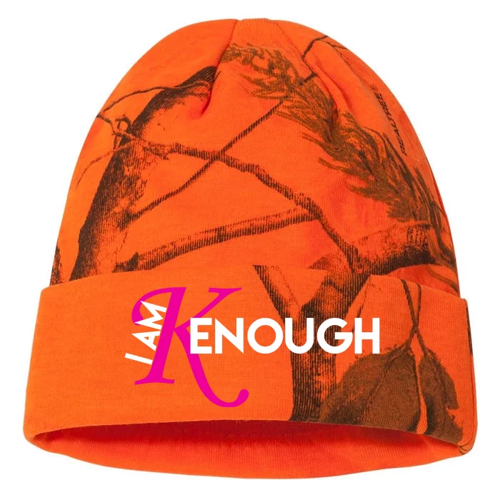 I Am Kenough Enough Movie Quote Kati - 12in Camo Beanie