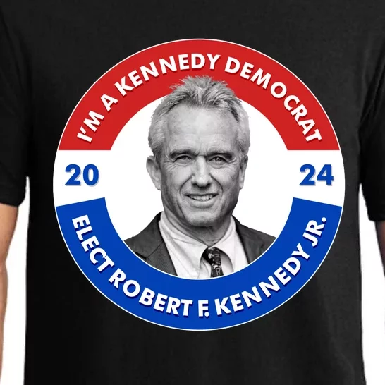 Im A Kennedy Democrat Elect Robert F Kennedy Jr For President Emblem Button Pajama Set