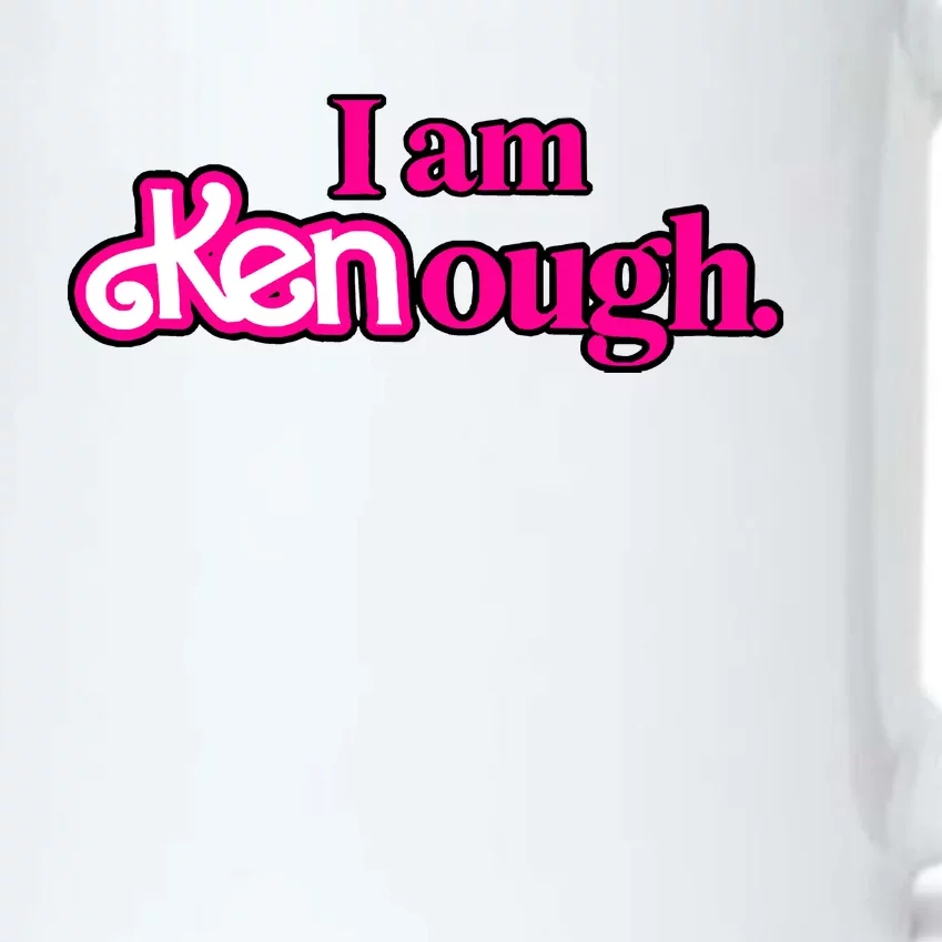 I Am Kenough Black Color Changing Mug