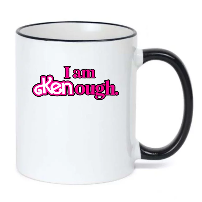 I Am Kenough Black Color Changing Mug