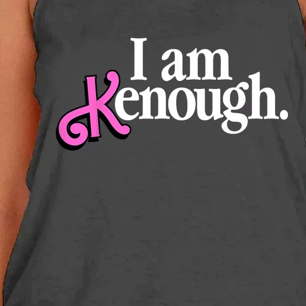 I Am Kenough Funny I Am Kenough For Men Women's Knotted Racerback Tank