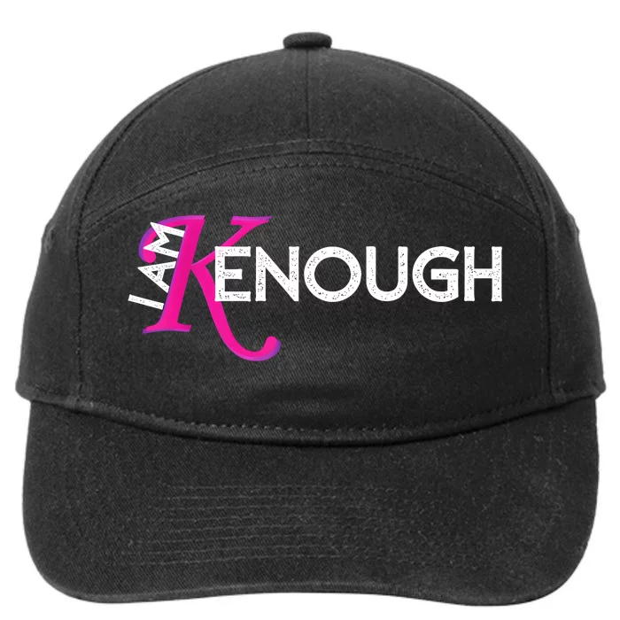 I Am K Enough Funny Kenenough 7-Panel Snapback Hat