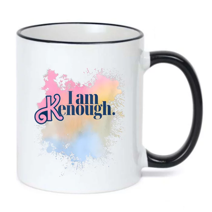 I Am Ken Enough Black Color Changing Mug