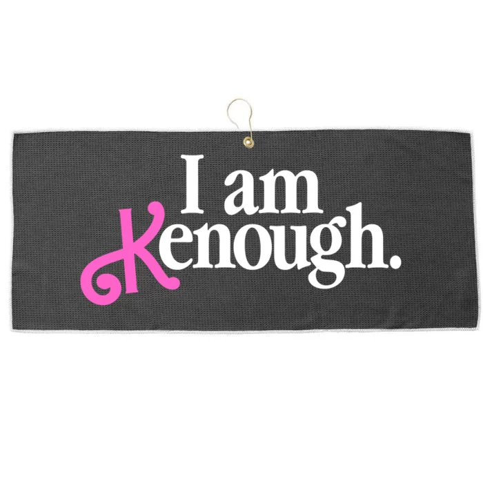 I Am Kenough Funny I Am Kenough Large Microfiber Waffle Golf Towel