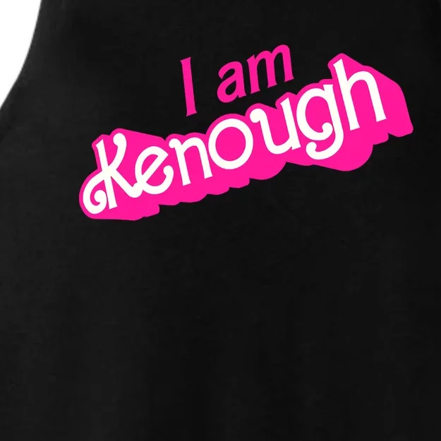 I Am Kenough Ladies Tri-Blend Wicking Tank