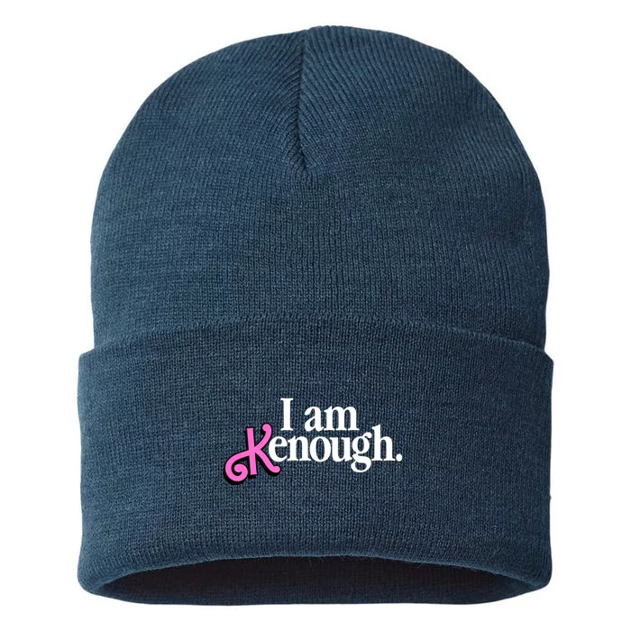 I Am Kenough Funny I Am Kenough For Men Sustainable Knit Beanie