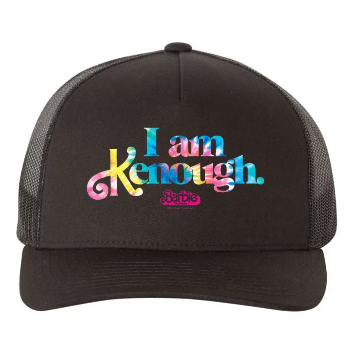 I Am Kenough Tie Dye Logo Yupoong Adult 5-Panel Trucker Hat