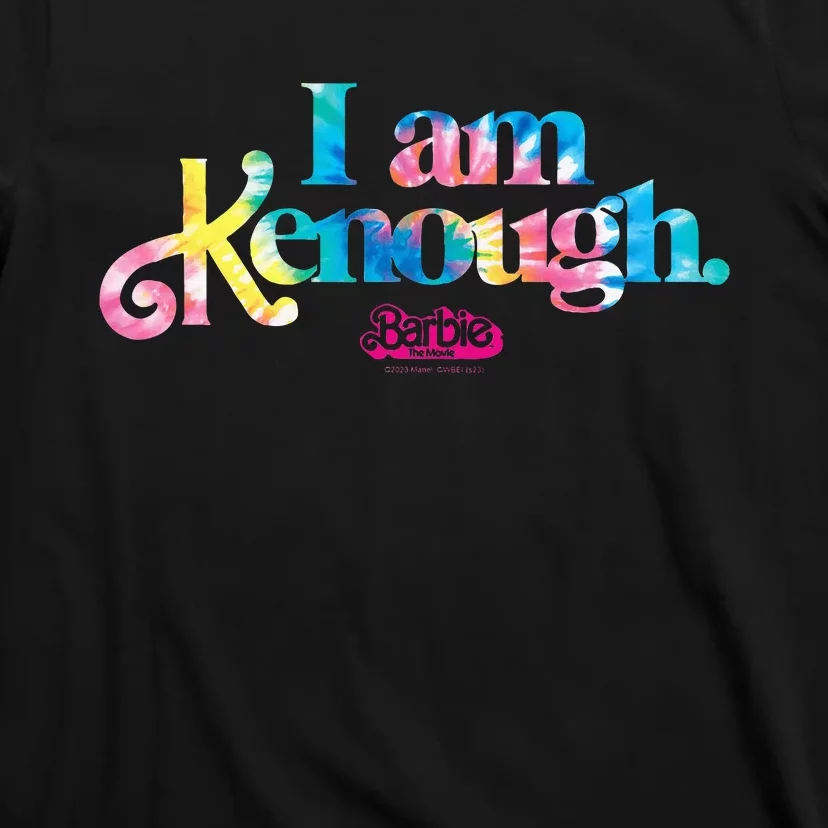 I Am Kenough Tie Dye Logo T-Shirt