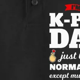 Im A K Pop Dad K Pop Merchandise Dry Zone Grid Performance Polo