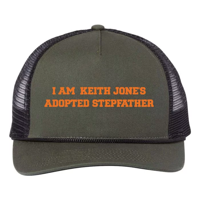 I Am Keith Jone’S Adopted Stepfather Retro Rope Trucker Hat Cap