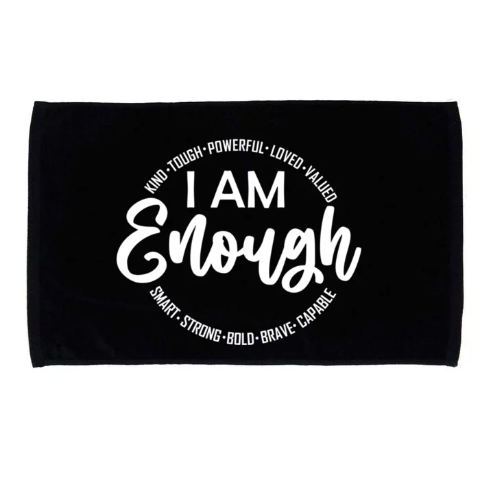 I Am Kind Enough Loved Inspirational Motivational Microfiber Hand Towel