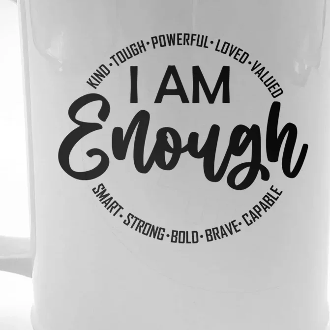 I Am Kind Enough Loved Inspirational Motivational Front & Back Beer Stein