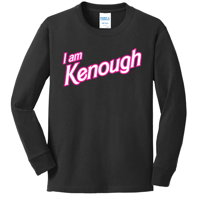 I Am Kenough Kids Long Sleeve Shirt