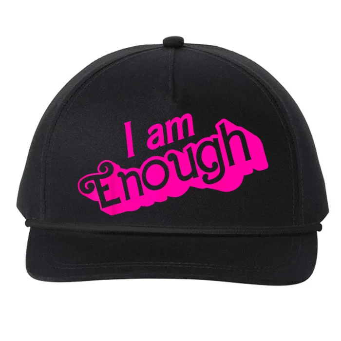 I Am Kenough Funny I Am Kenough Snapback Five-Panel Rope Hat