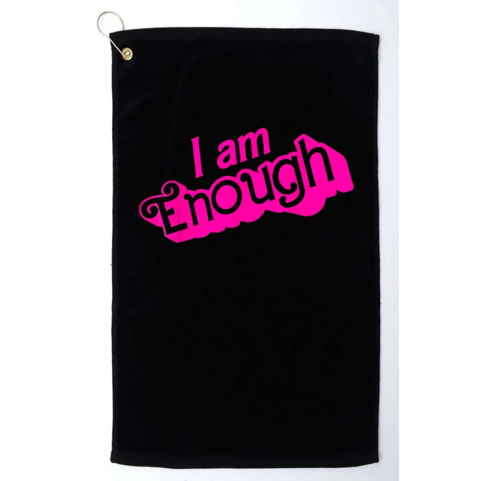 I Am Kenough Funny I Am Kenough Platinum Collection Golf Towel