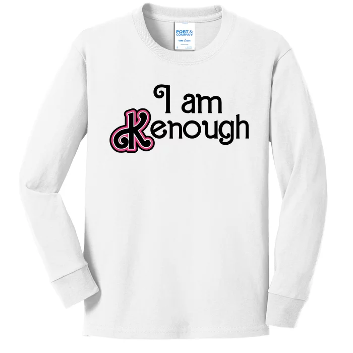 I Am Kenough Kids Long Sleeve Shirt