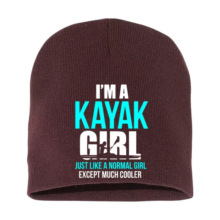 IM A Kayak Girl Short Acrylic Beanie