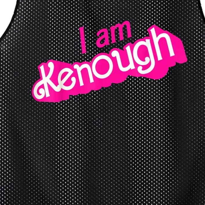 I Am Kenough Funny I Am Kenough Mesh Reversible Basketball Jersey Tank