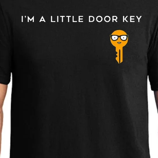 IM A Little Door Key Nerdy Bad Dorky Mom Dad Funny Costume Pajama Set