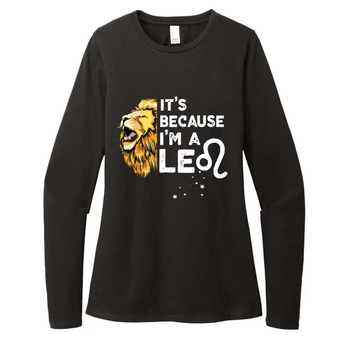 Im A Leo Zodiac Sign Astrology July August Birthday Leo Womens CVC Long Sleeve Shirt