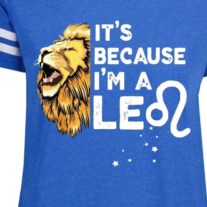 Im A Leo Zodiac Sign Astrology July August Birthday Leo Enza Ladies Jersey Football T-Shirt