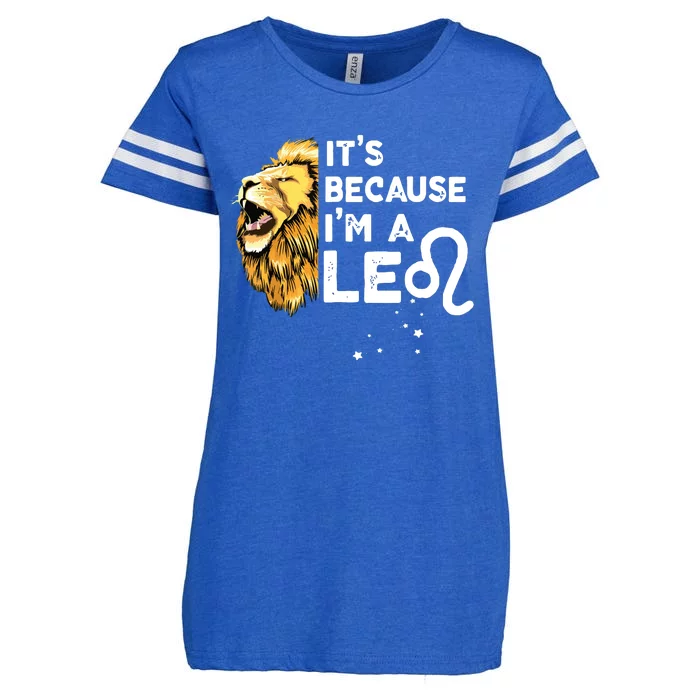 Im A Leo Zodiac Sign Astrology July August Birthday Leo Enza Ladies Jersey Football T-Shirt