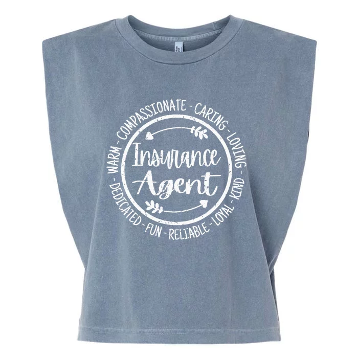 Insurance Agent Life Appreciation Vintage Garment-Dyed Women's Muscle Tee