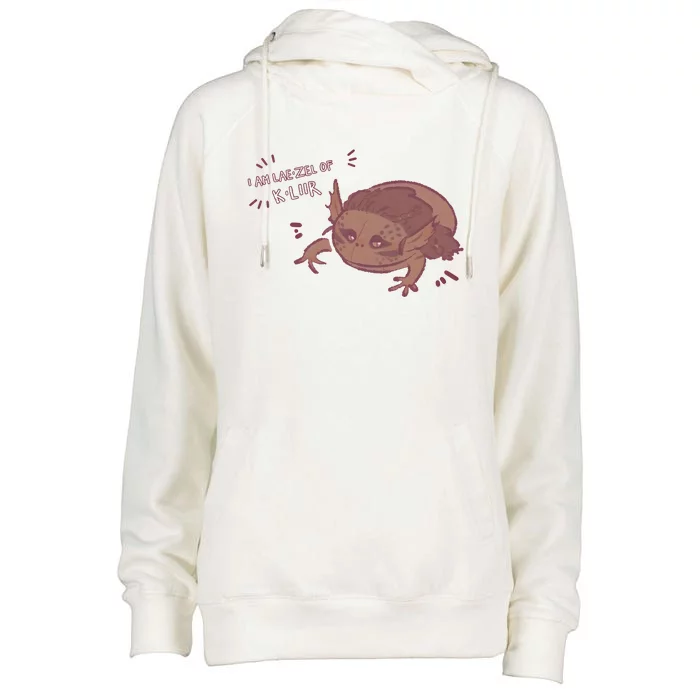 I Am Laezel Of Kliir Baldurs Gate 3 Gamer Game Lover Womens Funnel Neck Pullover Hood