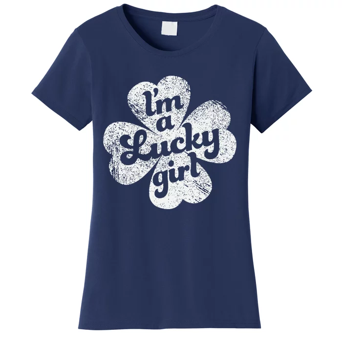 I'm A Lucky Irish Clover St Patricks Day Gift Women's T-Shirt