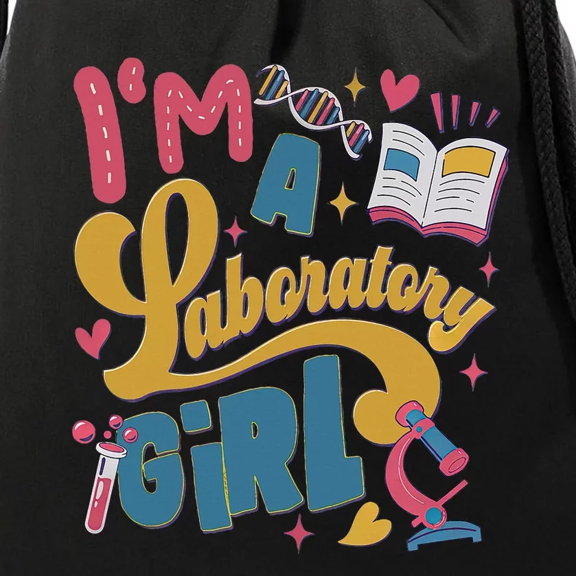 IM A Laboratory Girl Medical Lab Week 2024 Drawstring Bag