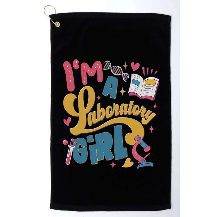 IM A Laboratory Girl Medical Lab Week 2024 Platinum Collection Golf Towel