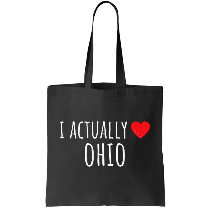 I ACTUALLY LOVE (HEART) OHIO – American Tote Bag