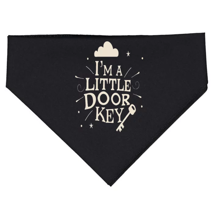 I'm A Little Door Key Mystery and Magic Creative Funny Cute USA-Made Doggie Bandana