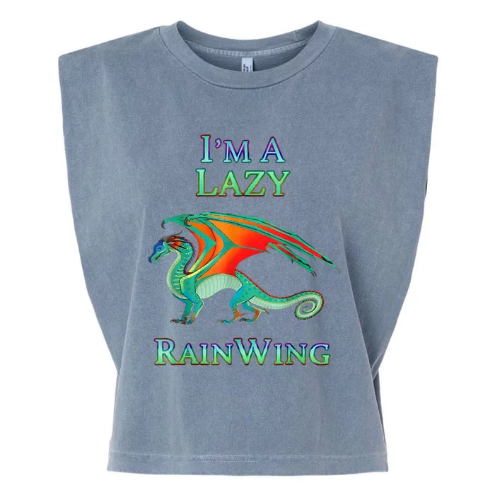 I'm A Lazy Rainwing Dragon Lovers, Rainy Dragon Garment-Dyed Women's Muscle Tee