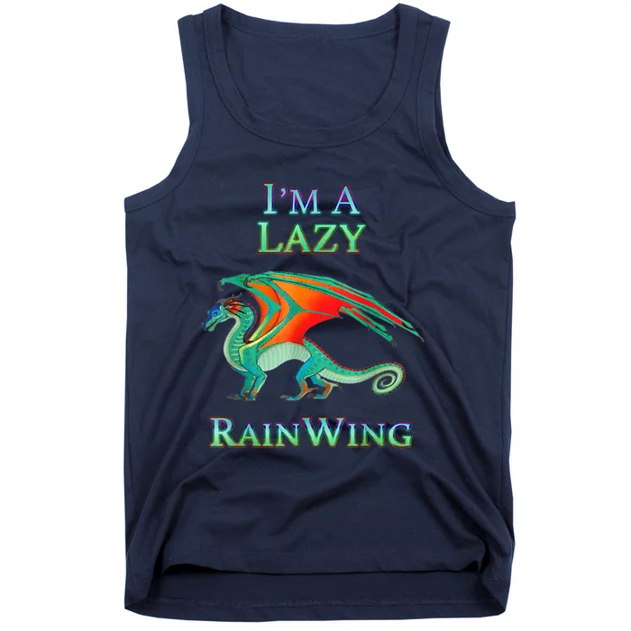 I'm A Lazy Rainwing Dragon Lovers, Rainy Dragon Tank Top