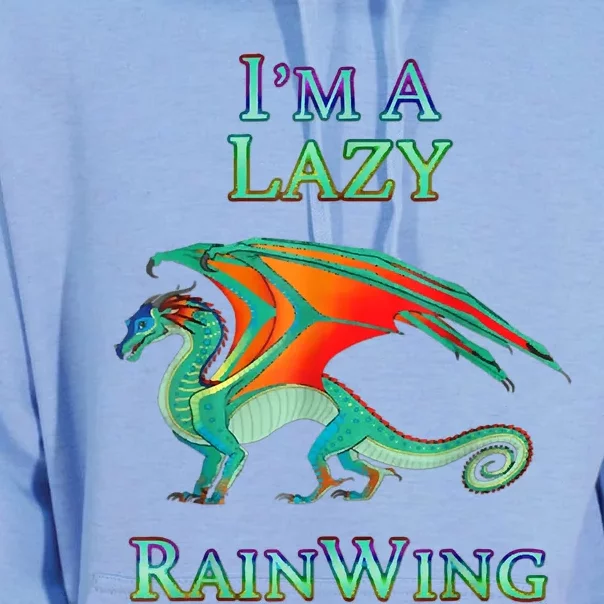 I'm A Lazy Rainwing Dragon Lovers, Rainy Dragon Unisex Surf Hoodie