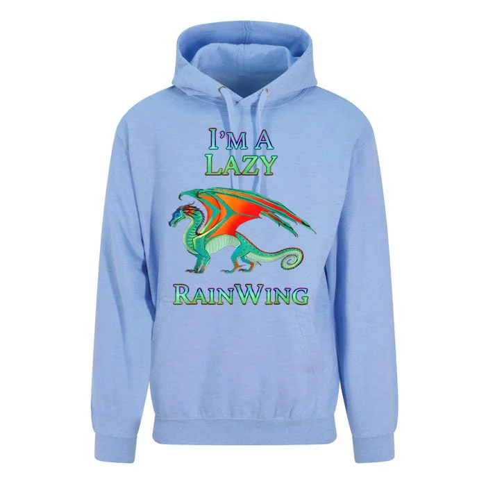 I'm A Lazy Rainwing Dragon Lovers, Rainy Dragon Unisex Surf Hoodie