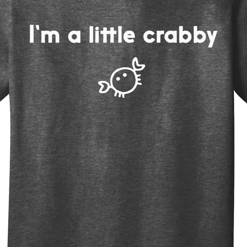 IM A Little Crabby Funny Crab Pun Beach Vacation Humor T-Shirt