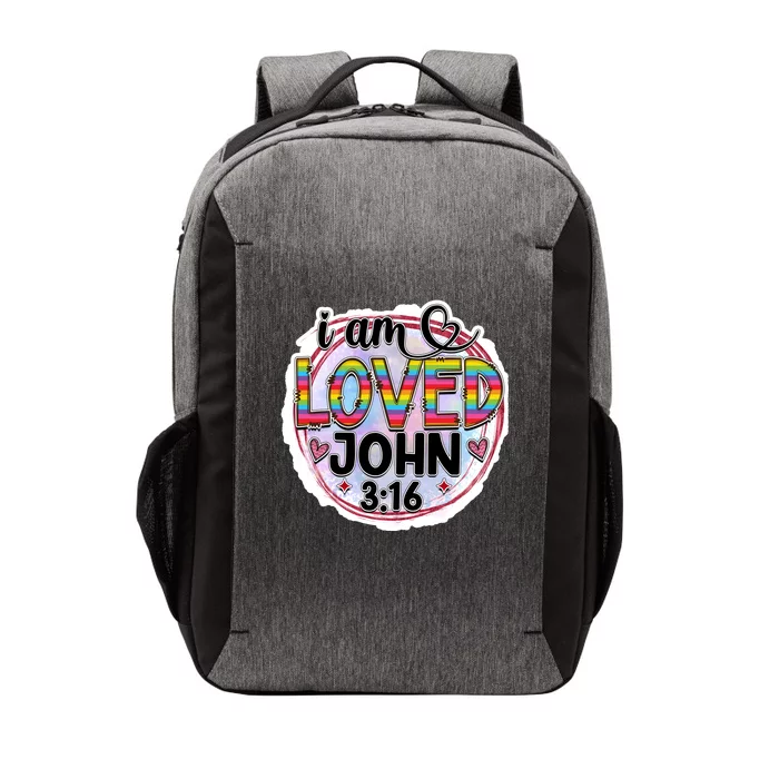 I Am Loved John 3:16 Vector Backpack