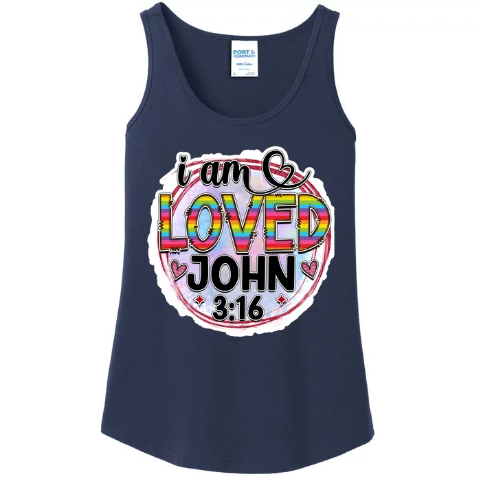 I Am Loved John 3:16 Ladies Essential Tank