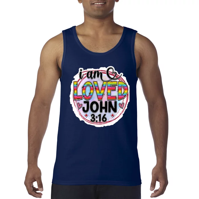 I Am Loved John 3:16 Tank Top