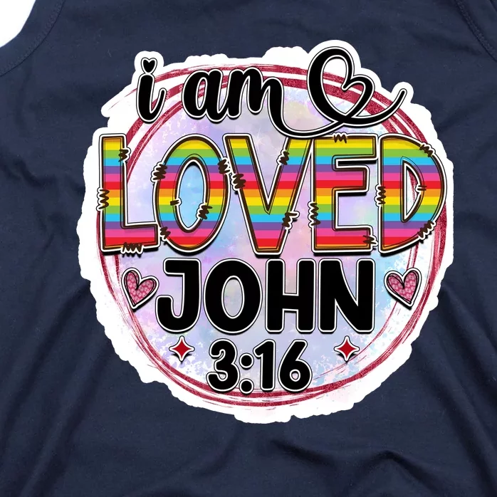 I Am Loved John 3:16 Tank Top